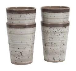 Bo-Camp Halo Set Van 4 Melamine Bekers - Beige -Bo-Camp 04aab87671006cf9