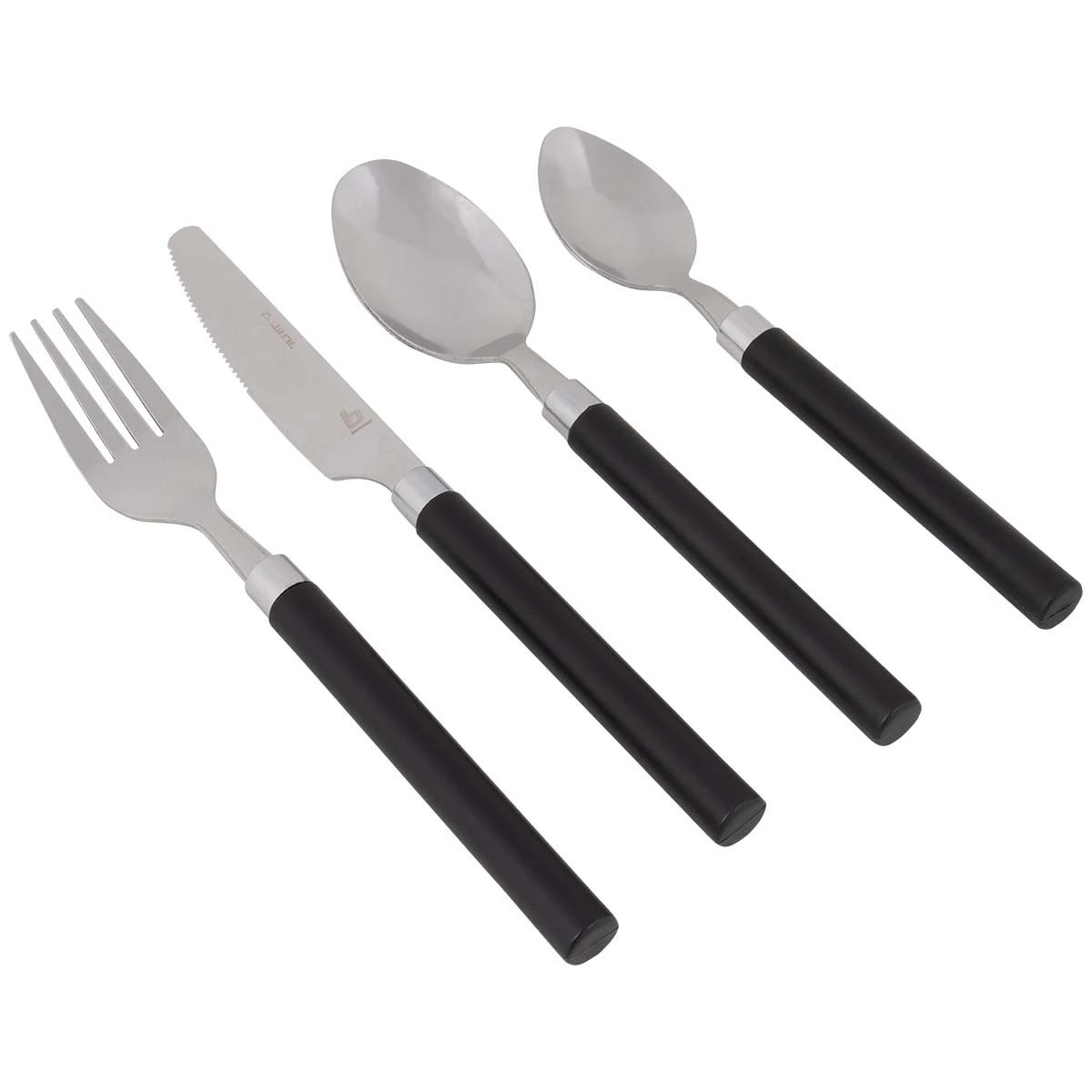 Bo-Camp 16-delige Bestekset - Black 2 Bo-Camp 16-delige Bestekset - Black - Afbeelding 2