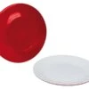 Bo-Camp Two-Tone Set Van 4 Ontbijtborden - Red