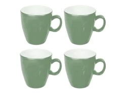 Bo-Camp Two-Tone Set Van 4 Melamine Mokken - Green