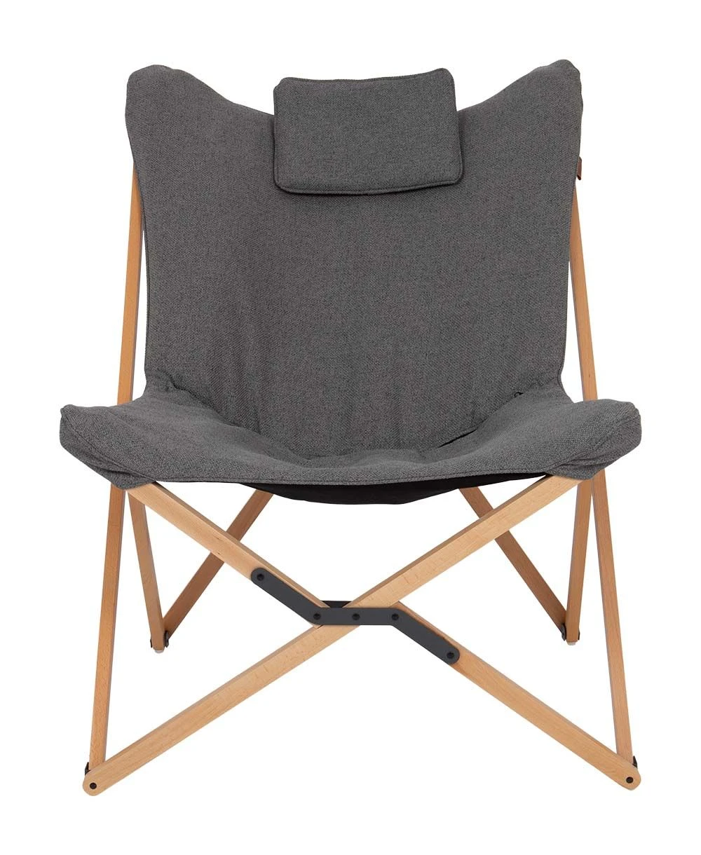 Bo-Camp Urban Outdoor Wembley L Nika Vouwstoel - Grey 2 Bo-Camp Urban Outdoor Wembley L Nika Vouwstoel - Grey - Afbeelding 2