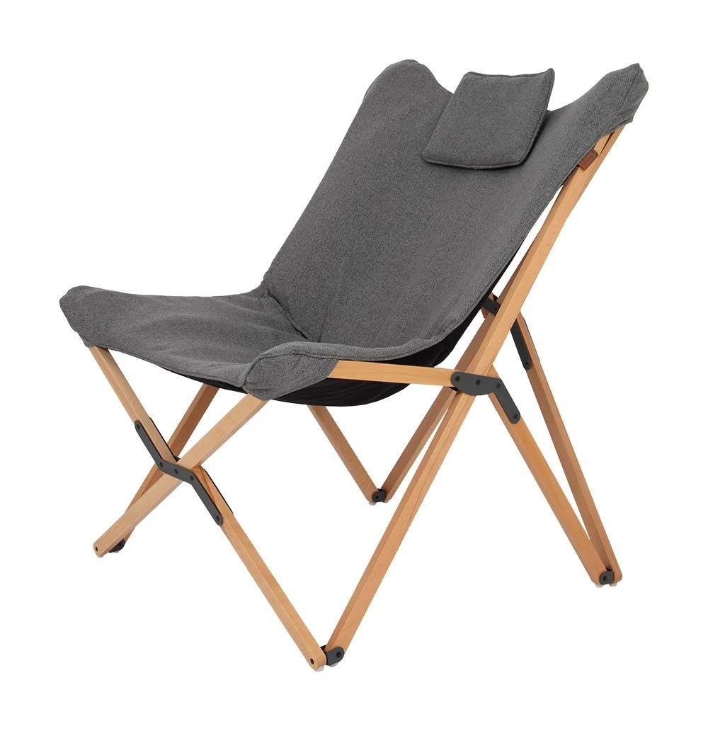 Bo-Camp Urban Outdoor Wembley L Nika Vouwstoel - Grey 3 Bo-Camp Urban Outdoor Wembley L Nika Vouwstoel - Grey - Afbeelding 3