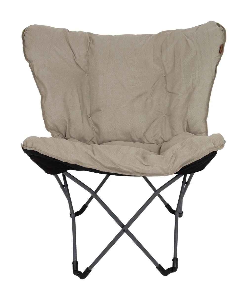 Bo-Camp Urban Outdoor Redbrigde L Vlinderstoel - Beige 2 Bo-Camp Urban Outdoor Redbrigde L Vlinderstoel - Beige - Afbeelding 2