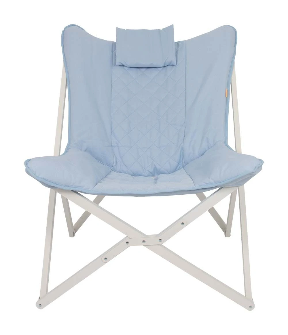Bo-Camp Pastel Collection Gordes Relaxstoel - Blue 2 Bo-Camp Pastel Collection Gordes Relaxstoel - Blue - Afbeelding 2