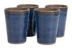 Bo-Camp Halo Set Van 4 Melamine Bekers - Blue -Bo-Camp 85ae169bd2b9f957