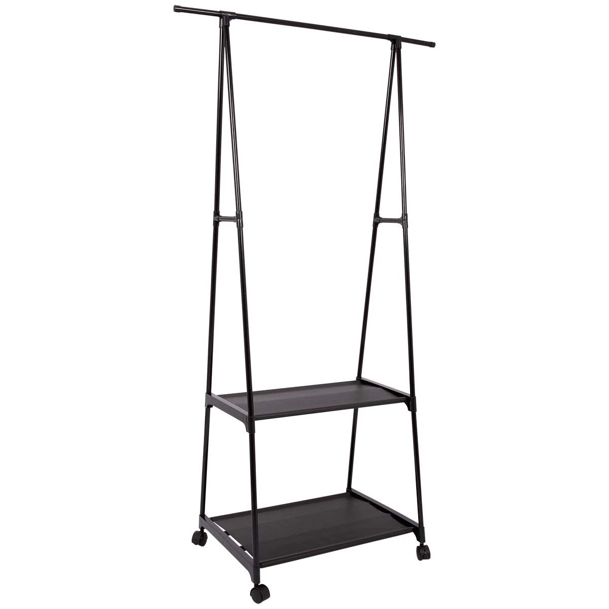 Bo-Camp Spirit Metalen Kledingrek - Black 2 Bo-Camp Spirit Metalen Kledingrek - Black - Afbeelding 2