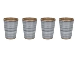 Bo-Camp Halo Set Van 4 Melamine Bekers - Grey