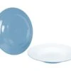 Bo-Camp Two-Tone Set Van 4 Melamine Diepe Borden - Blue