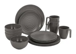 Bo-Camp Stone 16-delig Serviesset - Grey