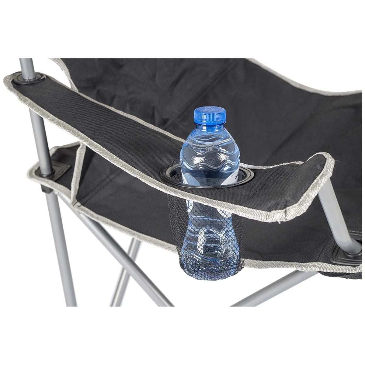 Bo-Camp Compact Vouwstoel - Black 4 Bo-Camp Compact Vouwstoel - Black - Afbeelding 4