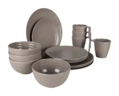 Bo-Camp Stone 16-delig Serviesset - Beige