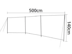 Bo-Camp Caira Windscherm -Bo-Camp bo camp dennis windscherm 5 ecommerce