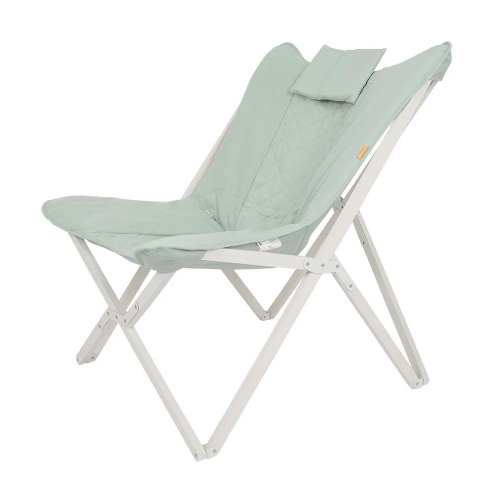 Bo-Camp Pastel Collection Gordes Relaxstoel - Green 3 Bo-Camp Pastel Collection Gordes Relaxstoel - Green - Afbeelding 3