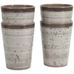 Bo-Camp Halo Set Van 4 Melamine Bekers - Beige -Bo-Camp eebd5c5be2a52a9a