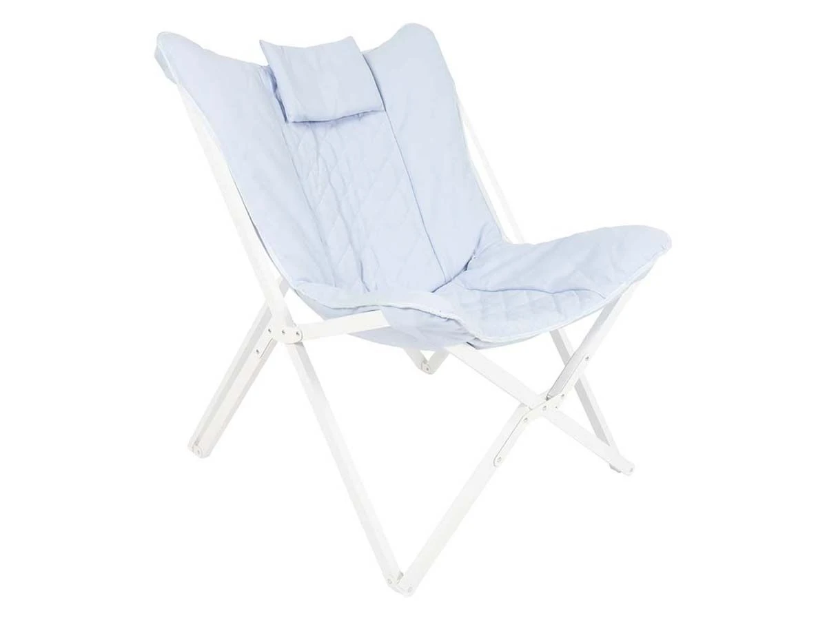 Bo-Camp Pastel Collection Gordes Relaxstoel - Blue 1 Bo-Camp Pastel Collection Gordes Relaxstoel - Blue