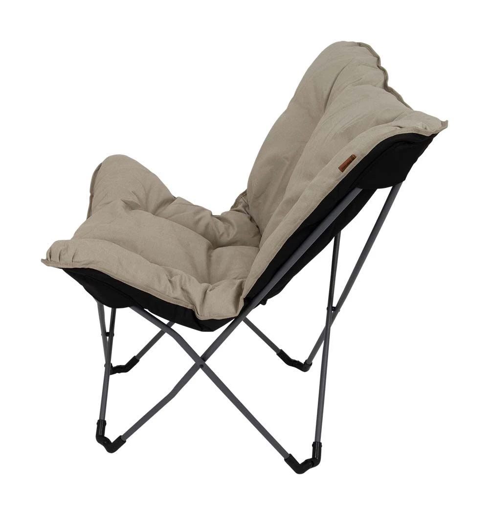 Bo-Camp Urban Outdoor Redbrigde L Vlinderstoel - Beige 4 Bo-Camp Urban Outdoor Redbrigde L Vlinderstoel - Beige - Afbeelding 4