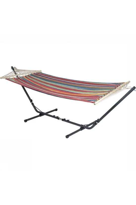 Bo-Camp Santa Barbara Rainbow Hangmat 2 Bo-Camp Santa Barbara Rainbow Hangmat - Image 2