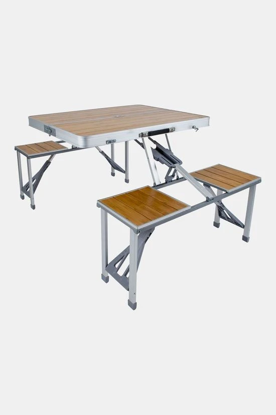 Bo-Camp Picknicktafel Bamboe Inklapbaar 1 Bo-Camp Picknicktafel Bamboe Inklapbaar