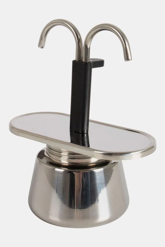 Bo-Camp Percolator 2-kops Staal Koffiezetter 2 Bo-Camp Percolator 2-kops Staal Koffiezetter - Image 2