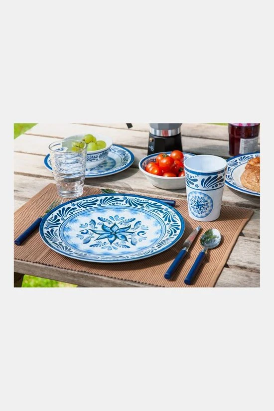 Bo-Camp Servies - 100% Melamine - 16-delig - Hollands - Blauw 8 Bo-Camp Servies - 100% Melamine - 16-delig - Hollands - Blauw - Image 8